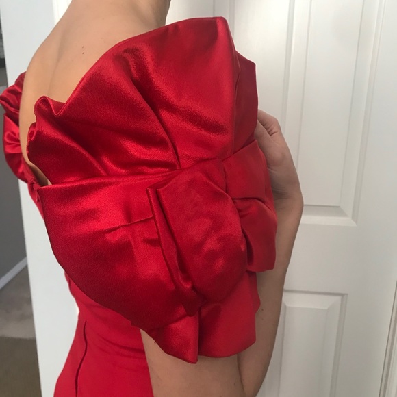 Vintage Valentines Cherry Red Dress - Picture 5 of 9